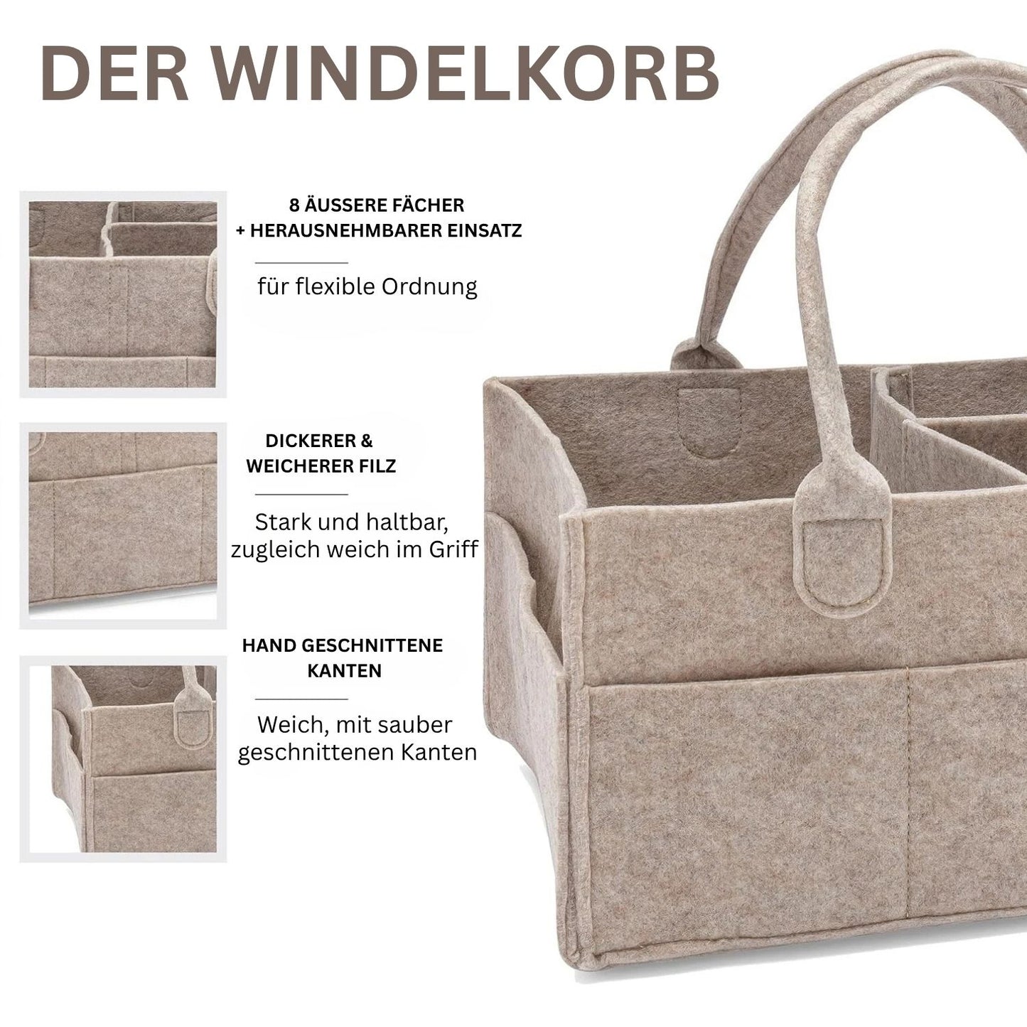 Windeln & Wickelzubehör, mobil & vielseitig
